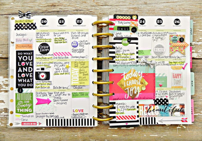 Happy Planner Stickers Love Today / Estampas Para Planificador Descontinuado Me &amp; My Big Ideas