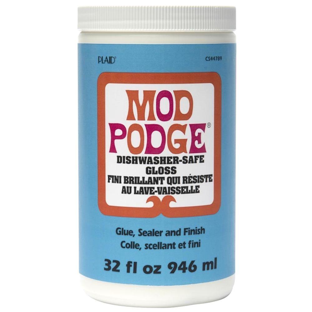 Mod Podge Dishwasher Safe Gloss / Pegamento a Base de Agua 946 ml Adhesivos / Pegamentos Plaid