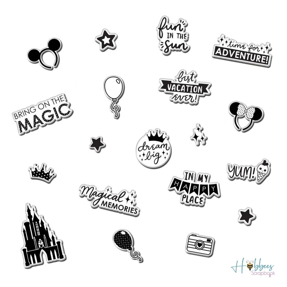 Disney Words Stamps / Sellos de Disney