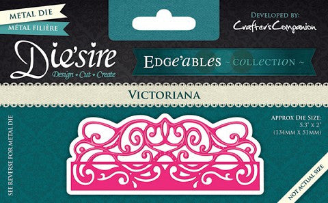 Victoriana Metal Die For Cutting Paper / Suaje de Corte Modelo Victoriana Descontinuado Crafter&