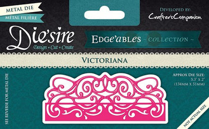 Victoriana Metal Die For Cutting Paper / Suaje de Corte Modelo Victoriana Descontinuado Crafter&