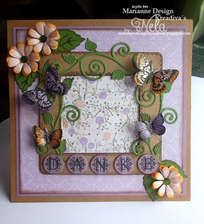 Vintage Alphabet Set / Suaje y Sello de Alfabeto Vintage Descontinuado Marianne design