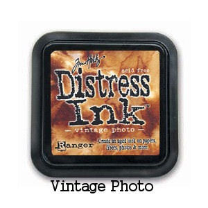 Tim Holtz Distress Vintage Photo / Tinta para Sellos Tintas Ranger