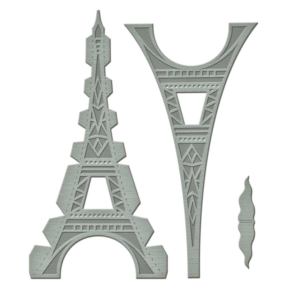 A Gilded Life Die Le Tour Eiffel Die / Suaje de Torre Eiffel 3D Descontinuado Spellbinders