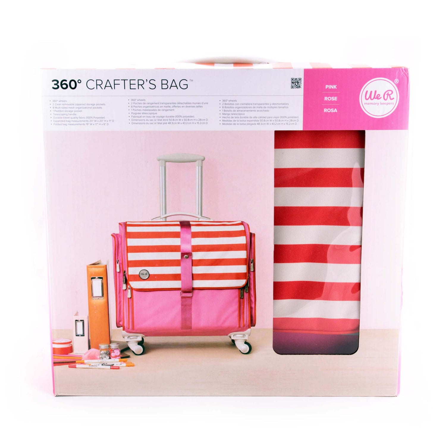 Mochila Organizadora con Ruedas / Crafter´s 360 Rolling Bag Descontinuado We R Memory Keepers