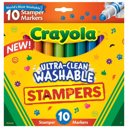 Ultra-clean Washable Stampers / Marcadores Lavables con Sellos Descontinuado Crayola
