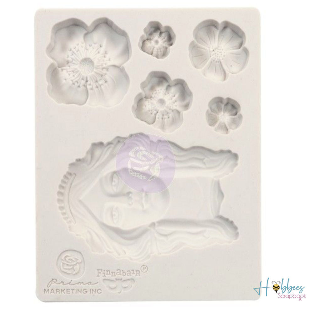 Decor Mould Flower Queen / Molde de Silicón Flores Moldes Prima Marketing