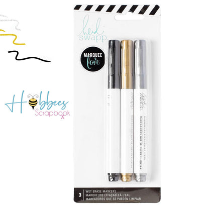 Metallic Dry Erase Pens / Rotuladores Borrables Metálicos  Heidi Swapp