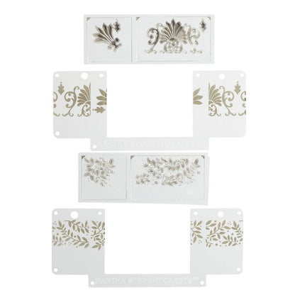 Stamp Around the Page Scrolls &amp; Boughs / Sellos para Marcar Alrededor de la Página Descontinuado Martha Stewart
