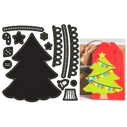 Build a Holiday Tree Die / Suaje de Arbol de Navidad Dados de Corte / Suajes / Troqueles Darice