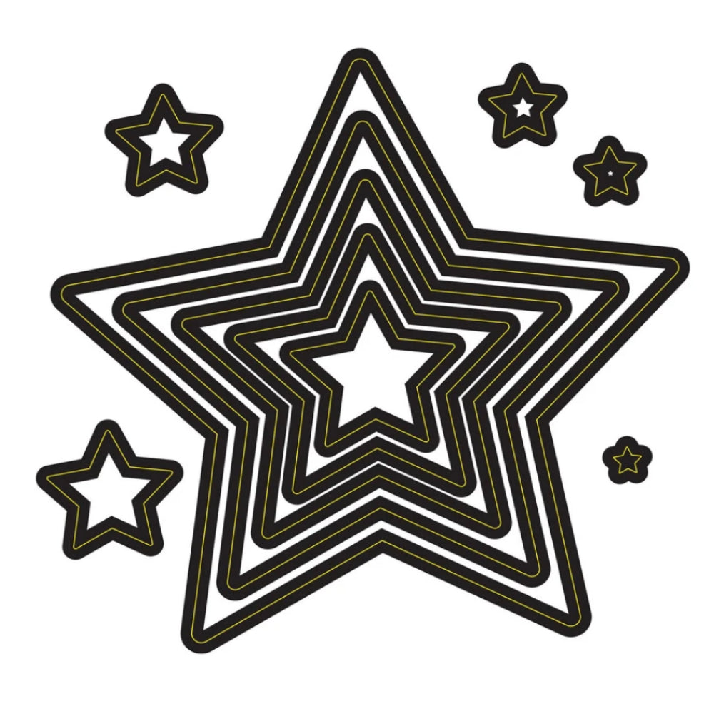 Nested Stars Dies / Suajes de Estrellas Descontinuado Darice