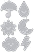 Wheather Icon Dies / Suaje de Íconos del Tiempo Descontinuado Hero Arts