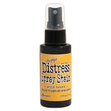 Distress Wild Honey Spray Stain / Tinta en Spray Naranja Descontinuado Ranger