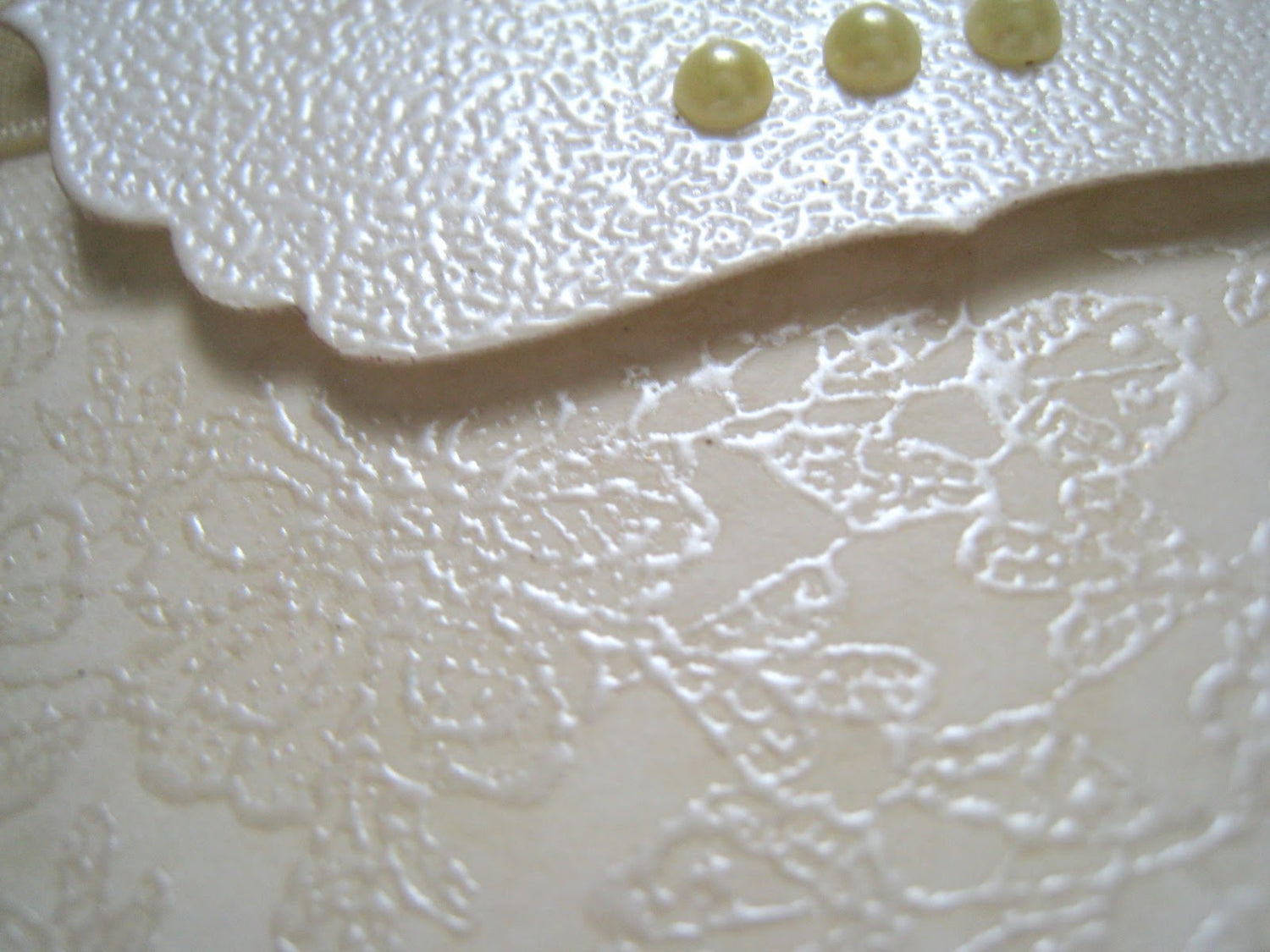 White Pearl Embossing Powder / Polvo de Embossing Perla Blanca Polvos de Embossing Wow!