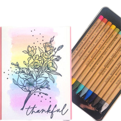 Tim Holtz Distress Watercolor Pencils / Lápices de Acuarela Set 1 Acuarela Ranger