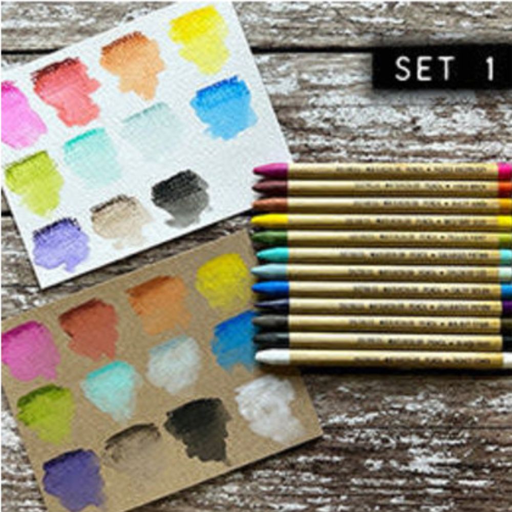 Tim Holtz Distress Watercolor Pencils / Lápices de Acuarela Set 1 Acuarela Ranger