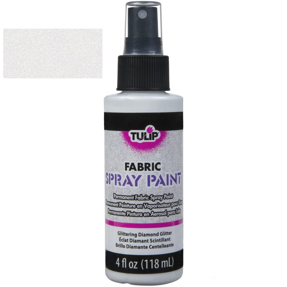 Tulip Fabric Spray Paint Diamond Glitter / Spray para Tela con Purpurina Diamante Pintura para Tela Tulip
