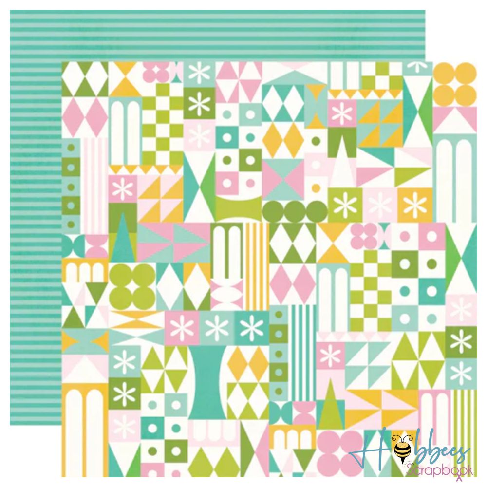 Collection Kit 12 x 12 Say Cheese Fantasy At The Park / Kit Papel Doble Cara Papel Echo Park