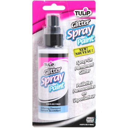 Tulip Fabric Spray Paint Diamond Glitter / Spray para Tela con Purpurina Diamante Pintura para Tela Tulip
