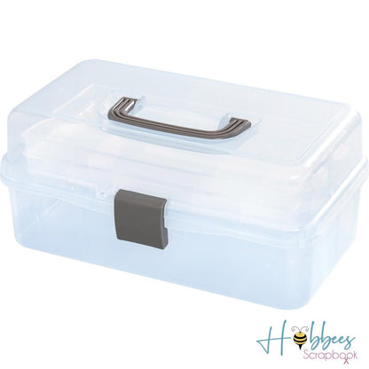 Craft Tool Box Translucent Plastic Storage / Caja de Almacenamiento Almacenamiento y Organización We R Memory Keepers