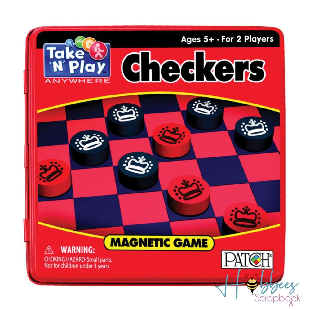 Magnetic Game Checkers / Juego de Damas Chinas Magnético Accesorios Patch Products