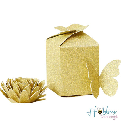 Gold Glitter Adhesive Cardstock / Cartulina Adhesiva Dorada con Brillitos Descontinuado Darice