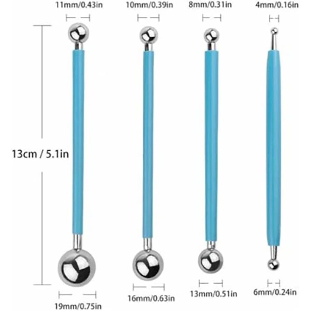 Acocadores Redondos para Modelar Herramientas Hobbees