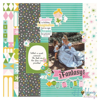 Collection Kit 12 x 12 Say Cheese Fantasy At The Park / Kit Papel Doble Cara Papel Echo Park