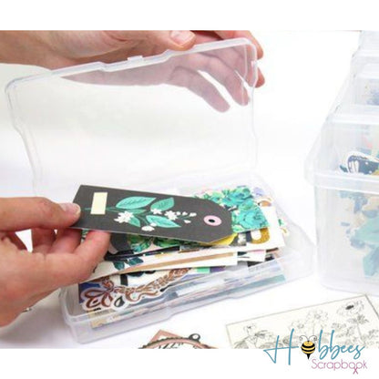 Craft &amp; Photo Translucent Plastic Storage / Almacenamiento de plástico translúcido  We R Memory Keepers