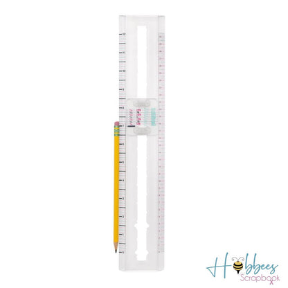 Color Convert Ruler 12&quot; / Regla de Conversión Herramientas We R Memory Keepers