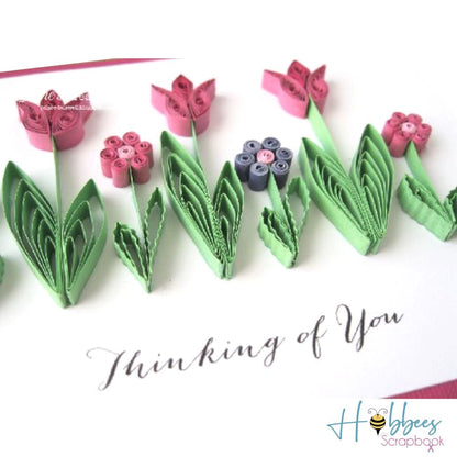 Mini Flower Quilling Kit / Kit de Filigrana de Mini Flores Adornos / Embellishments Quilled Creations