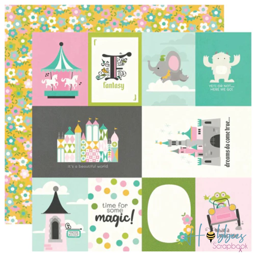 Collection Kit 12 x 12 Say Cheese Fantasy At The Park / Kit Papel Doble Cara Papel Echo Park