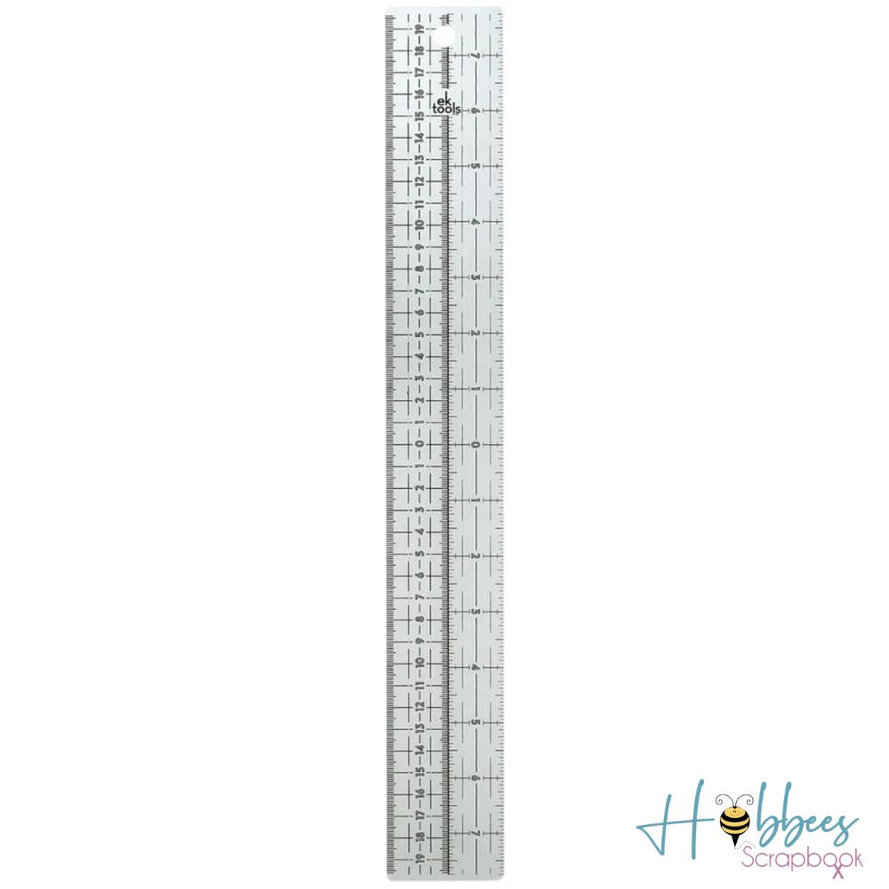 Centering Ruler / Regla de Centrado Flexible Herramientas Ek Tools