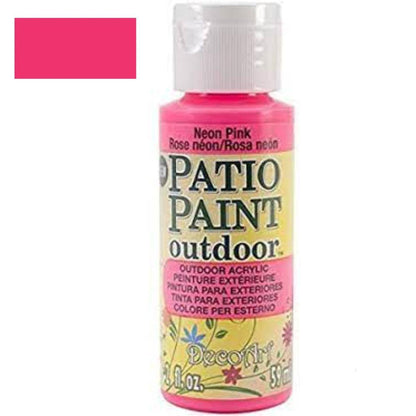 Patio Paint Neon Pink / Pintura para Patio Rosa Neón Acrìlicos DecoArt