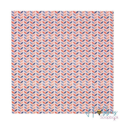 Mixed Card Pack Coral Skies / Papel en Tonos Azúl y Coral 6"x6" Papel Tonic Studios