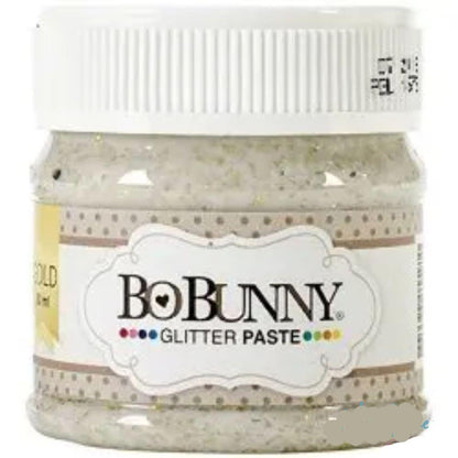 Gold Glitter Paste / Pasta Brillante con Glitter Oro Pastas Texturizadoras y Medios Mixtos BoBunny