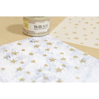 Gold Glitter Paste / Pasta Brillante con Glitter Oro Pastas Texturizadoras y Medios Mixtos BoBunny