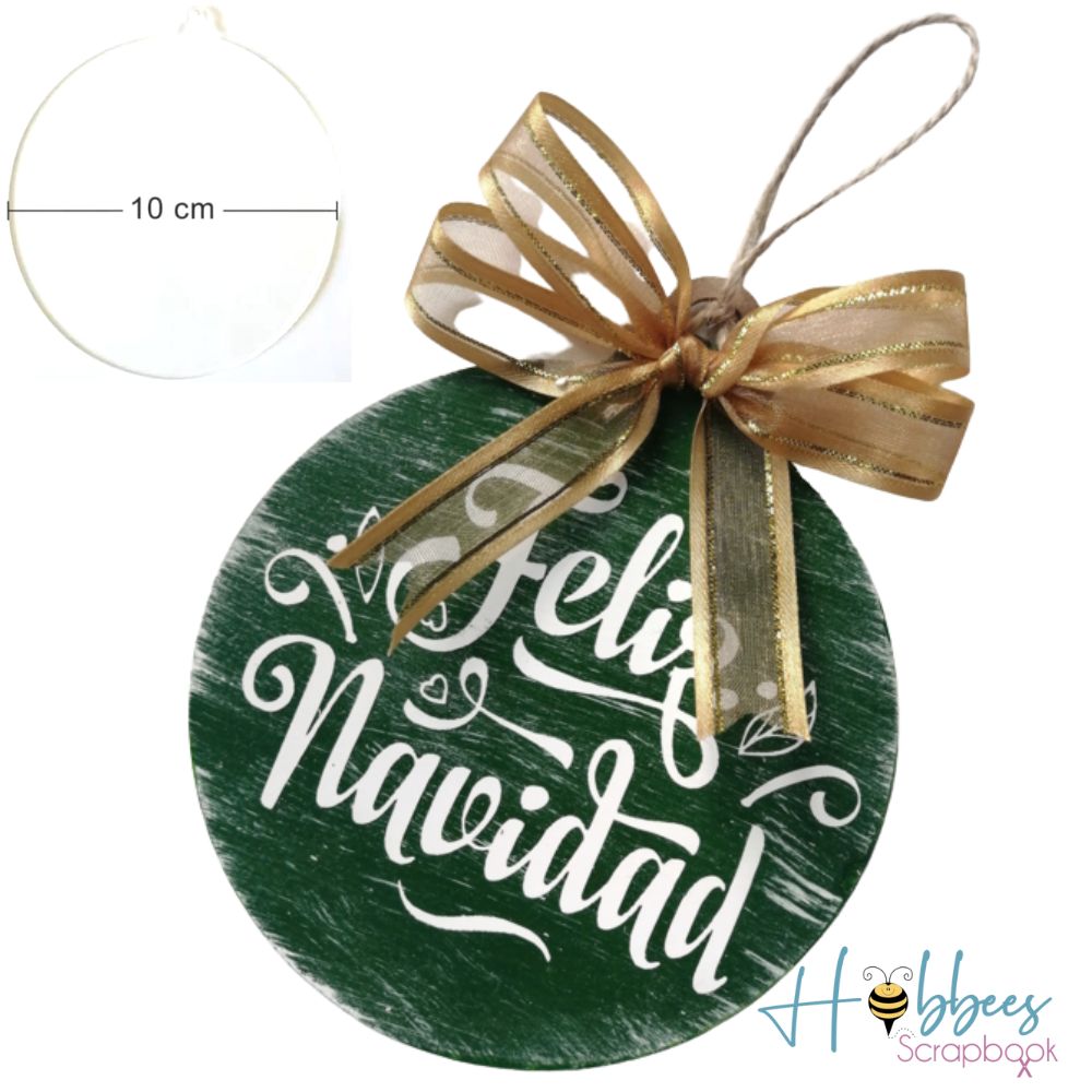 Esfera de Metacrilato Transparente Adornos / Embellishments Hobbees