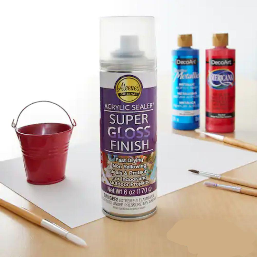 Acrylic Sealer Aerosol Spray Super Gloss / Sellador Acabado Super Brillante Adhesivos / Pegamentos Aleene&