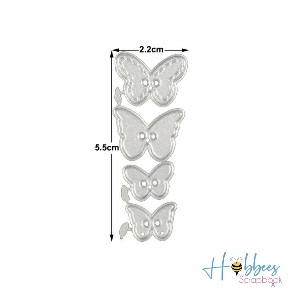 Suaje de Mini Mariposas Dados de Corte / Suajes / Troqueles Hobbees