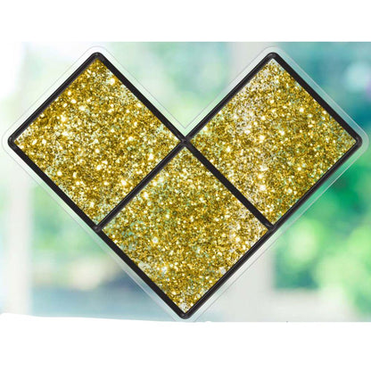 Gallery Glass Paint Gold Glittter  / Pintura para Vitral Oro con Glitter Vitral Folk Art