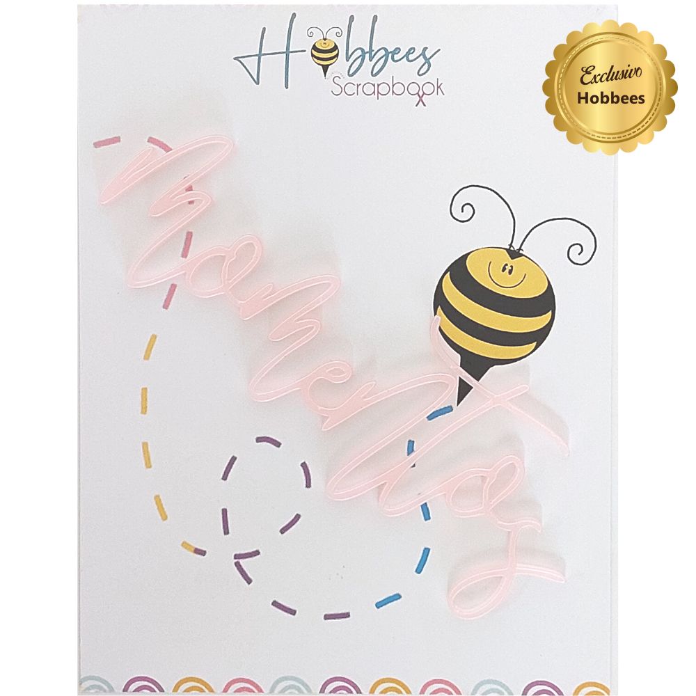 Palabra Momentos de Metacrilato Adornos / Embellishments Hobbees