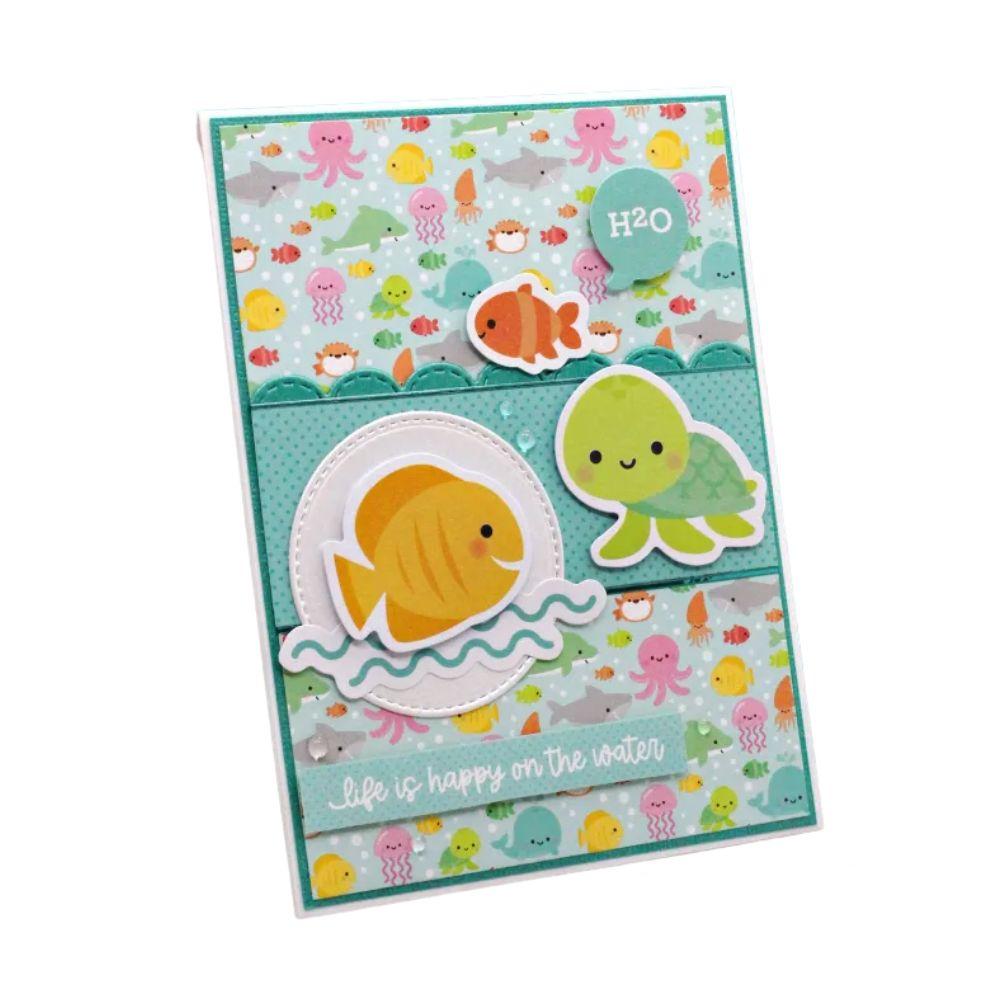 Double-Sided Paper Pad Seaside Summer 6&quot; / Block de Papel Verano Junto al Mar Papel Doodlebug