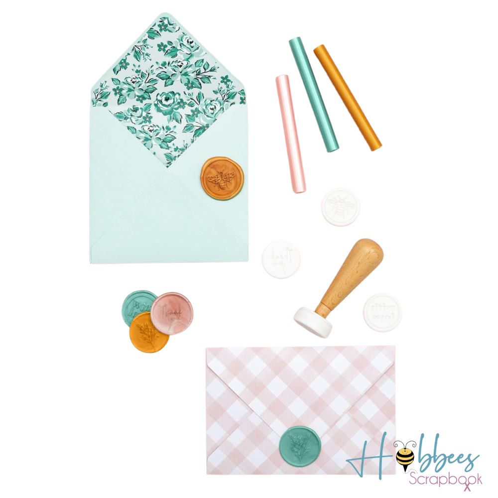 Envelope Seal Kit / Kit de Sellado de Sobres Adornos / Embellishments We R Memory Keepers