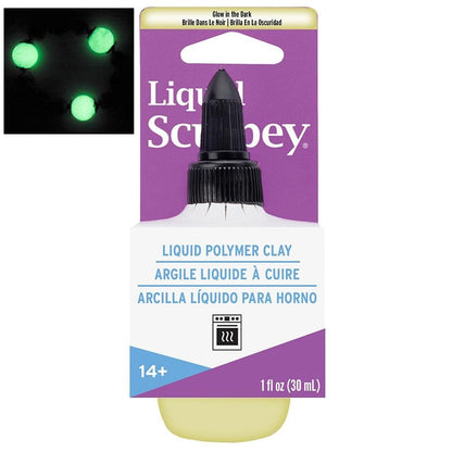 Liquid Sculpey Glow In The Dark /  Arcilla Polimérica Líquida Brilla en Oscuridad Modelado sculpey
