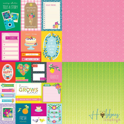 Splendid Paper Pad 12 x 12&quot; / Block de Papel Espléndido Papel American Crafts