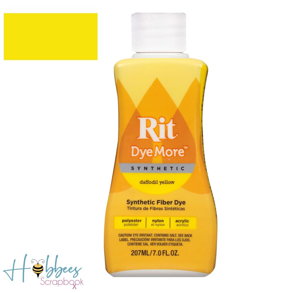 Rit DyeMore Liquid Daffodil Yellow / Líquido para Teñir Amarilllo Pintura para Tela Rit