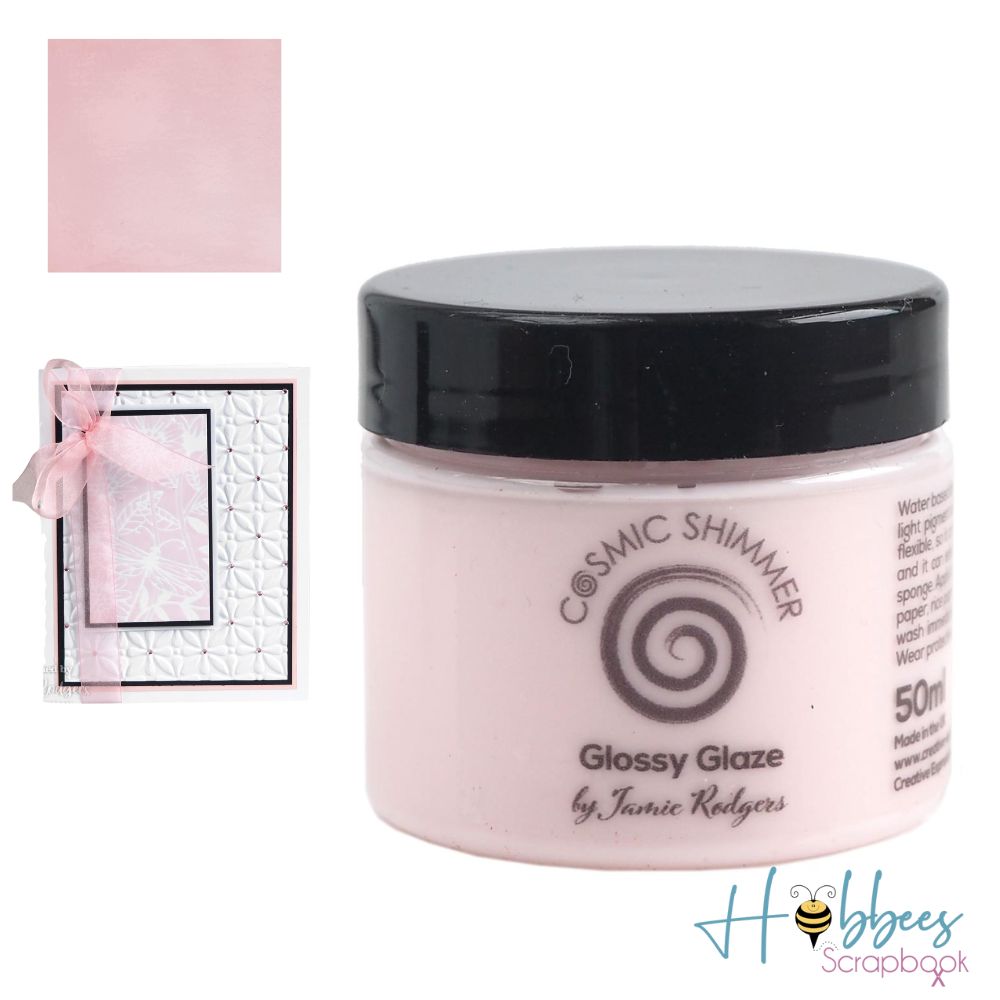 Cosmic Shimmer Glossy Glaze Blush Pink / Gel de Textura Rosa