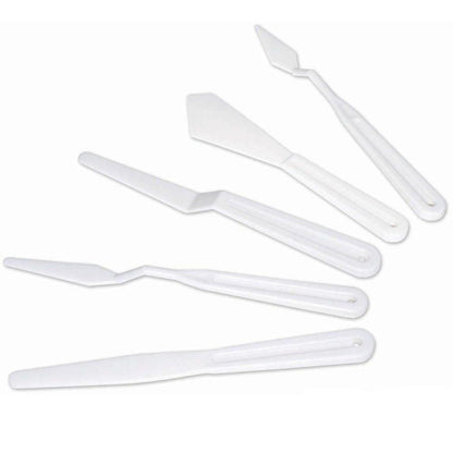 Plastic Palette Knives  / Espátulas de plástico Pinceles y Brochas Multicrafts Imports