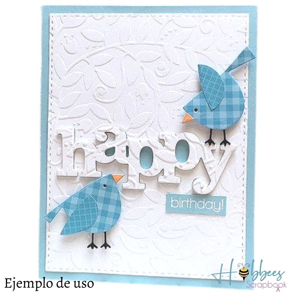 Folder de Grabado Flores y Espirales Folders de Grabado Hobbees